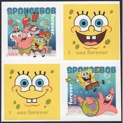 #6028a SpongeBob SquarePants, Block of Four