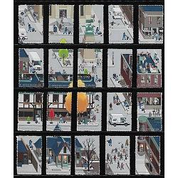 #6024a-t 250 Years of Delivering, Set of 20 Singles