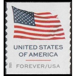 #6017 Flag, Coil Vertical Die Cut 9½ (AP)