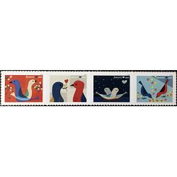 #TBD Love Stamp 2026, Strip of Four