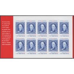 # Put a Stamp on the American Experience, Pane of Ten Stamps LHS Inscription