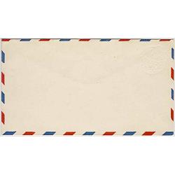 #UC3 Air Post Stamped Envelope, Albino