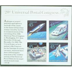 #C126 Futuristic Mail, Souvenir Sheet