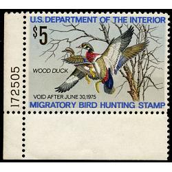 #RW41 $5 Duck Stamp, Wood Ducks, Never Hinged