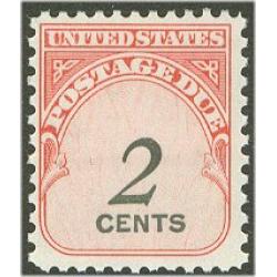 # J90 2¢ Postage Due, Dull Gum