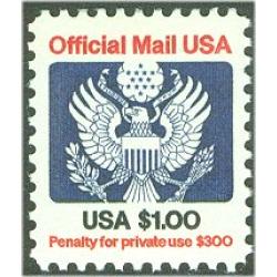 #O132 $1.00 Official Mail