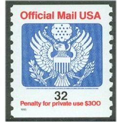 #O153 32¢ Official Mail, Coil