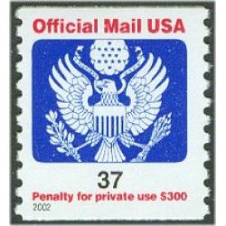 #O159 37¢ Official Mail Coil, Eagle