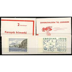 Faroe Islands, 3 Mint Never Hinged Booklets #8 & #11