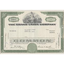 Stock Certificate, The Grand Union Company