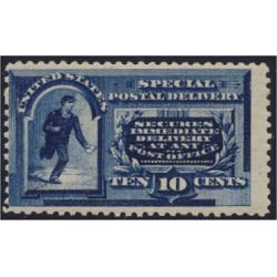 # E2, 10¢ Messenger Running, Blue, NH