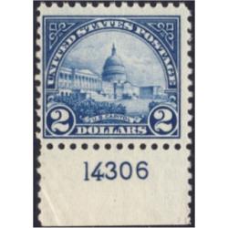 #572 $2 Capitol, Deep Blue, LH