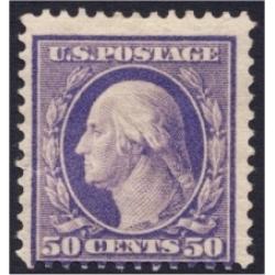 #341 50¢ Washington, Violet, HR