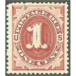 # 1¢ J22 Postage Due,  Dark Claret, 2023 Scott $30.00