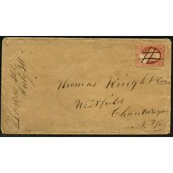 #11 3¢ Washington with Manuscript Cancel