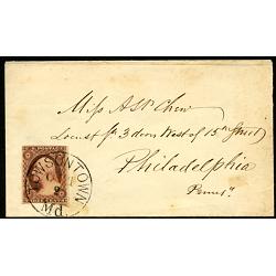 #11 3¢ Washington, Very Fine, Tied Maryland Cover, 27L6