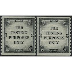 #TD107 Test Stamp, Line Pair, Tagged Shiny Gum