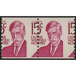#1305Ei Oliver W. Holmes, Dry Gum, Misperfed Pair