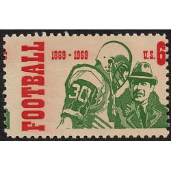 #1382 College Football, Perforation Shift to Right