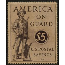 #PS15 Postal Savings Stamp, LH Thin