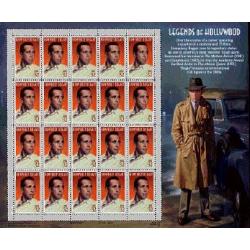 #3152 Humphrey Bogart, Legends of Hollywood Souvenir Sheet 20