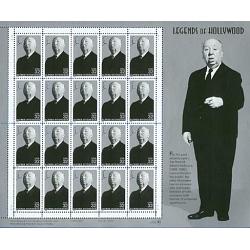 #3226 Alfred Hitchcock Legends of Hollywood Souvenir Sheet of 20