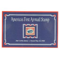 1918 Americas First Airmail Stamp