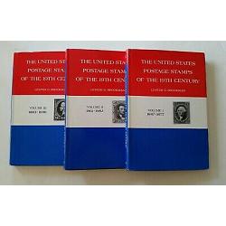 Lester Brookman, The US Stamps of the 19th Century, 3 Volumes