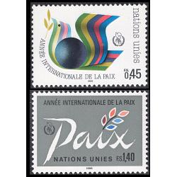 #148-49 International Peace Year (Geneva)