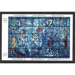 #179 Chagall Window, Souvenir Sheet of Six