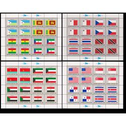 #350-365 Flag Series Set of Four Sheets