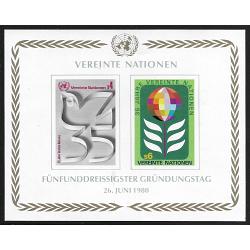 #014 35th Anniversary, Souvenir Sheet (Vienna)