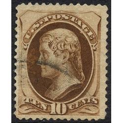 #188 10¢ Jefferson, Brown