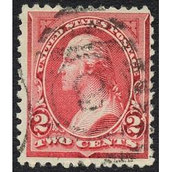 #250 2¢ Washington, Carmine, Type I