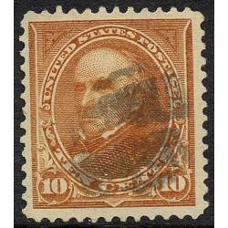 #283 10¢ Webster, Orange Brown