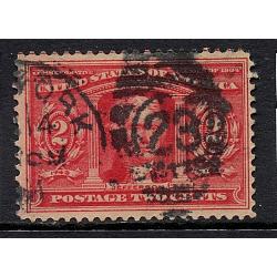 #324 2¢ Thomas Jefferson Carmine