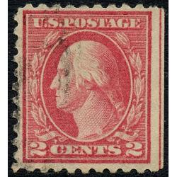 #425b 2¢ Washington, Rose Red, Booklet Single