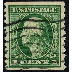 #443 1¢ Washington, Green Very Fine