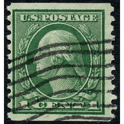 #452 1¢ Washington, Green