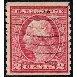 #453 2¢ Washington, Carmine Rose, Type I