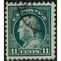 #473 11¢ Franklin, Dark Green