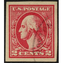 #534A 2¢ Washington, Carmine Imperforate Type VI