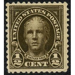 #551 ½¢ Nathan Hale, Olive Brown