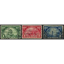 # 614-16 Huguenot-Walloon Tercentenary Issue, Complete Used Set of Three