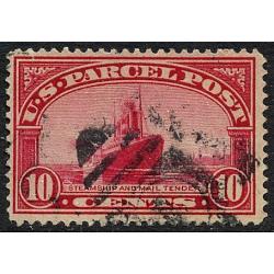 # Q6 10¢ Steamship, Carmine Rose