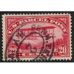 # Q8 20¢ Airplane, Carmine Rose