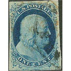 # 7 Franklin, 1¢ Blue - Type II