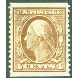 #354 4¢ Washington, Orange Brown, Faint Cancel VF-XF