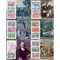 #2624-29 Columbian Souvenir Sheets, Complete Set of Six (USED)