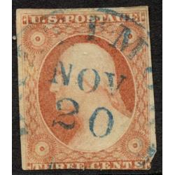 #11 3¢ Washington, Fine - Very Fine